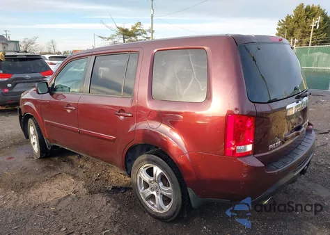 2012 Honda Pilot Ex z USA, uszkodzony, nr VIN 5FNYF4H47CB072805